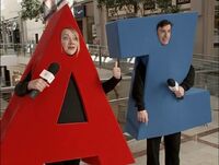 Stephen Colbert as Z in All-Star Alphabet