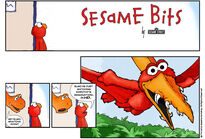 A comic strip posted online by Sesame Workshop to promote the DVD release.