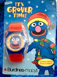 Grover watch accompanying the plush