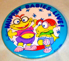 Muppet Babies Live button pin