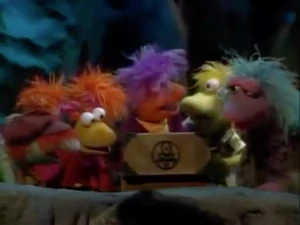 Fraggles listening to the song