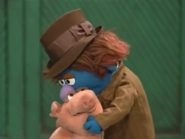 The Man in Brown & his pigSesame Street Episode 3341