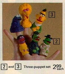 1973 eatons catalog finger puppet