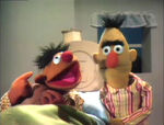 Ernie and Bert: Putting the Basketball Away