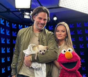 Joe Manganiello, Caitlin O'Connor, Elmo-SXSW25
