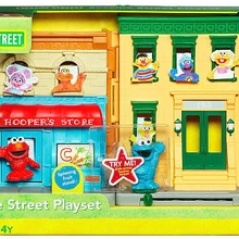 sesame street neighborhood playset