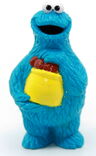 Cookie Monster with a cookie jar