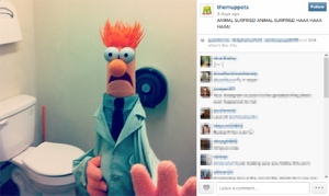 Beaker toilet instagram