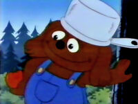 Rowlf as "Jimmy Applecore"