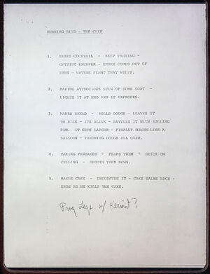 Chef ideas notebook MOMI