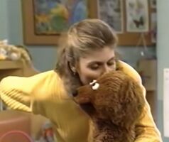 Alison Bartlett (Gina) & Baby BearSesame Street Episode 3509