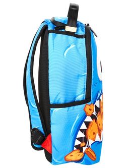 shark-motif zipped backpack, Sprayground