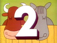 2 (cow and horse) (First: Episode 1447)