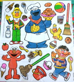 Sesame 2024 street colorforms
