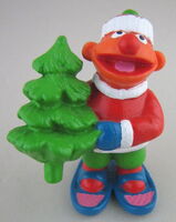 Ernie with a Christmas tree