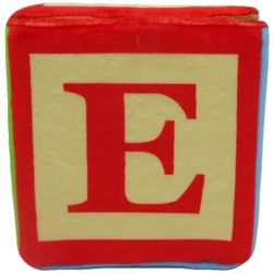 SP Elmo letter block puppet-E