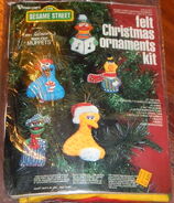 Felt ornaments kit 1980