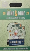2024 Wine & Dine 5K "I Did It!" Pin - Swedish Chef WDW October 31, 2024