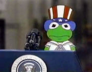 A young Kermit runs for president of the nursery in Muppet Babies