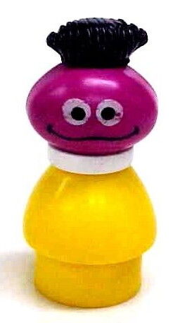 938 SESAME STREET FISHER PRICE VINTAGE Little People YELLOW CABLE DRUM 938 SESAME STREET FISHER PRICE VINTAGE Little People YELLOW CABLE DRUM
