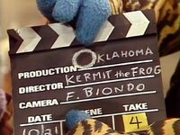 Biondo's name appears on the slate in the Season 20 "Oklahoma" sketch.