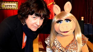 Miss Piggy and Woman's Hour host Jane Garvey