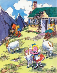 1982--Heidi.jpg (327 KB) Betty Lou as Heidi in The Sesame Street Storytime Calendar 1982