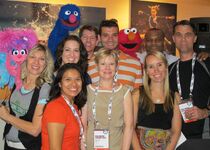 Sesame Street's team at USA House