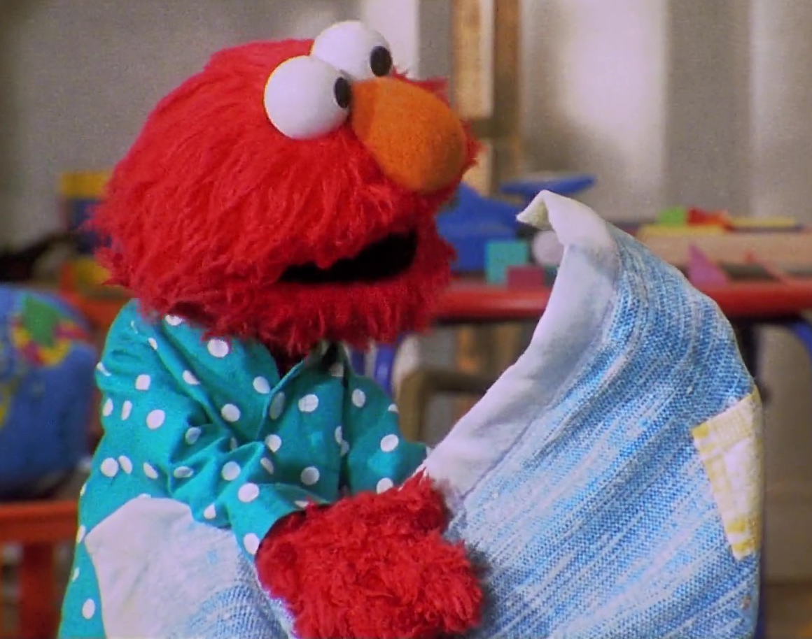 peek a boo elmo with blanket