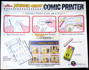 Colorforms 1981 muppets comic printer 2