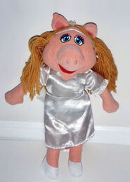 Bridal gown Miss Piggy plush sold at amusement parks.