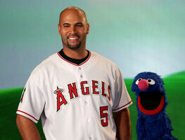 Albert PujolsLos Angeles Angels of Anaheim Sesame Street