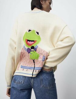 Zara miss piggy top jumper