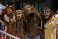 The Bears on the red carpet at the film's premiere.