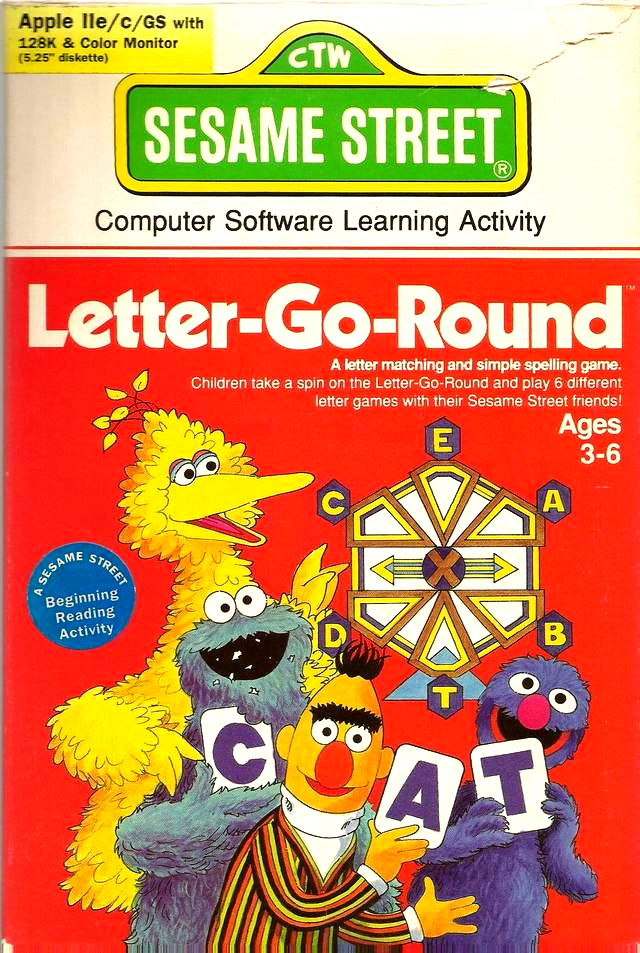 Sesame Street My First Games Letter Loops COMPLETE Vintage 1987