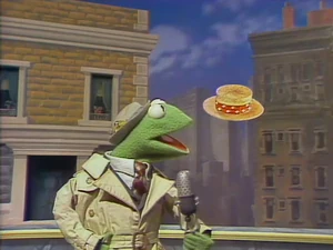 Kermit interviews the Invisible Man on Sesame Street.