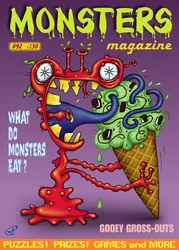cover detail of Gabi's magazine in scene 2 by Mike Pantuso
