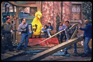 Hurricane production photo nest clean-up