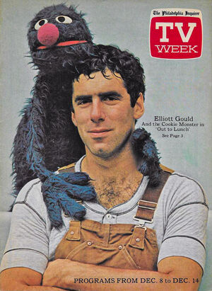 Grover and Gould promoting  on the cover of .