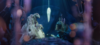 SkekGra tells the story of how the Skeksis and Mystics came to Thra through puppetry in The Dark Crystal: Age of Resistance episode "Time to Make... My Move."