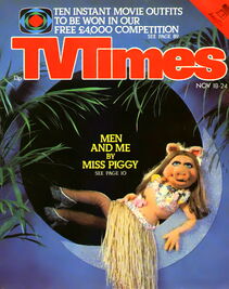 Miss Piggy on the cover of TV Times (1978)