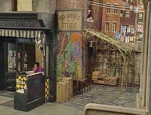 Bob's window over the arbor in the opening shot of .