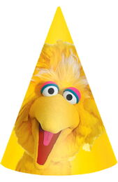 Big bird cone party hats