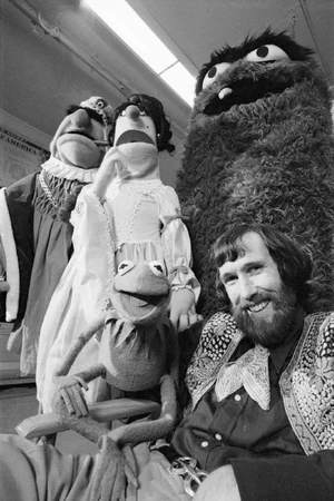 Jim Henson with some of the Muppets from Hey Cinderella!.