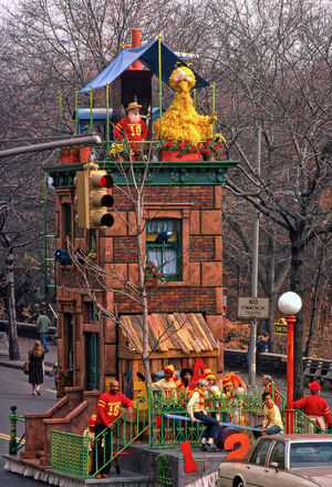 The Sesame Street float, 1979.