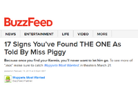 February 10, 2014Two articles authored by Disney marketing on BuzzFeed