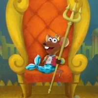 Rizzo mermaid MB2018-310.jpg (46 KB) Rizzo as the king of Ratlantis in "Animal and the Little Accident"