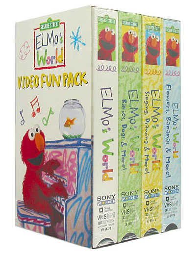 2 Play with me Sesame DVDs and 3 Sesame Street VHS s All Good