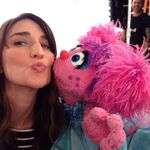 Bareilles gets a kiss from Abby