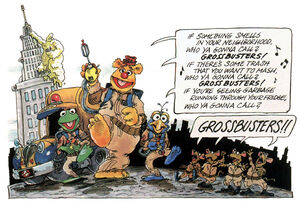 Art by  from the  issue of .